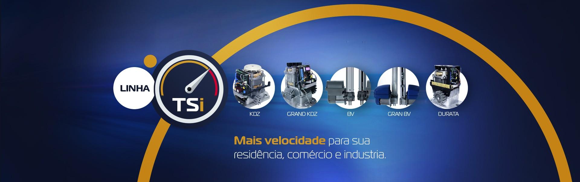 linha tsi - Aumentar a velocidade do portão eletrônico - Garen